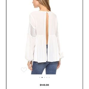 StyleStalker White Ripple Shirt, Medium. Brand New